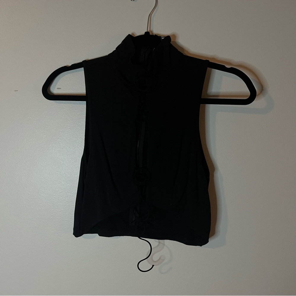I.am.gia black crop top